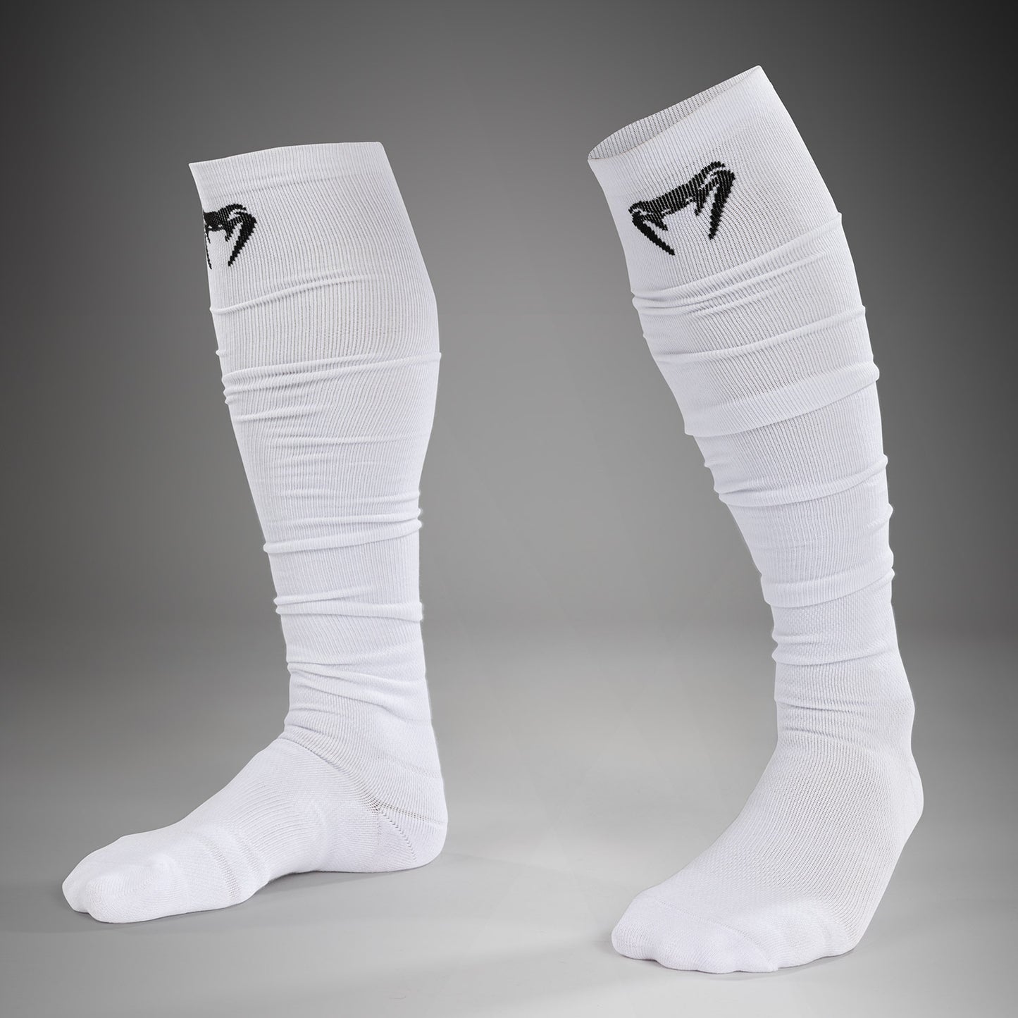 Venum Elite Performance Calcetines Largos - Blanco/Negro