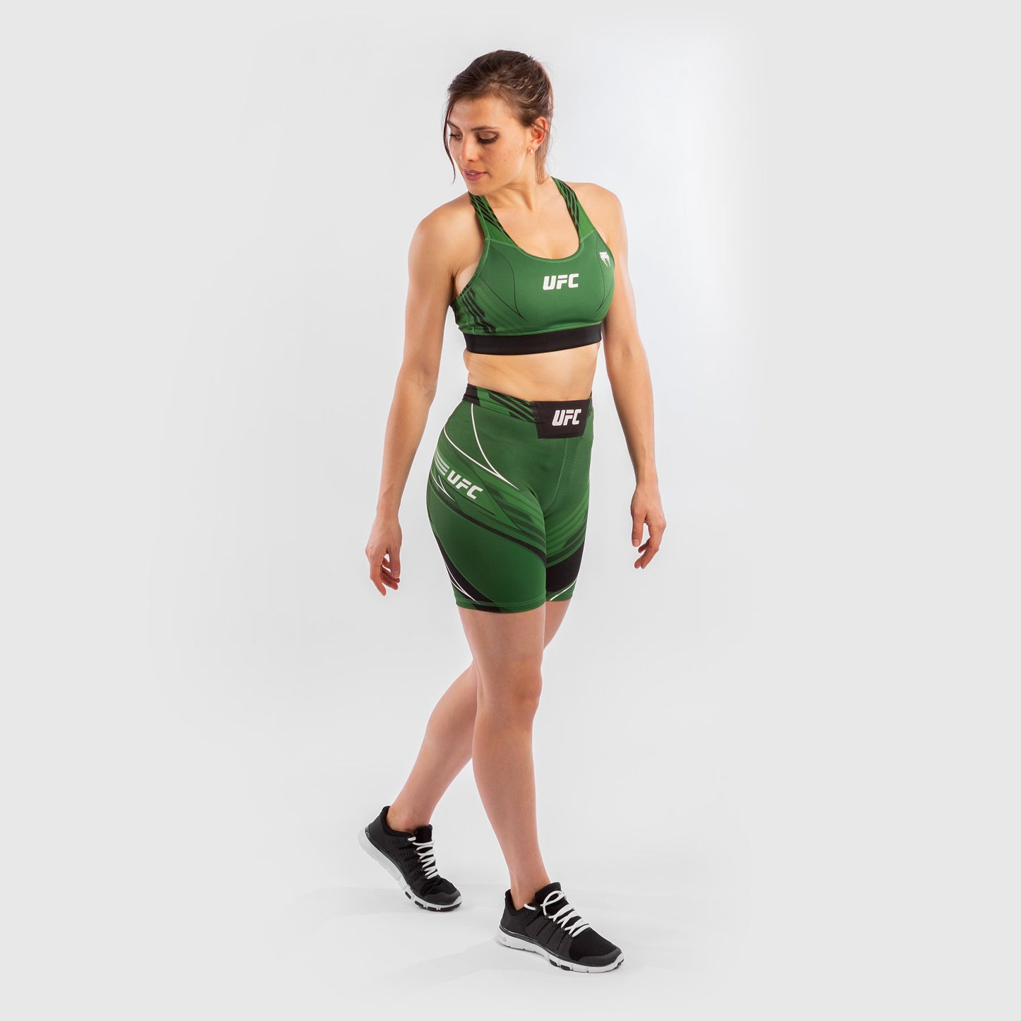 Pantalón De Vale Tudo Para Mujer UFC Venum Authentic Fight Night – Modelo Largo - Verde