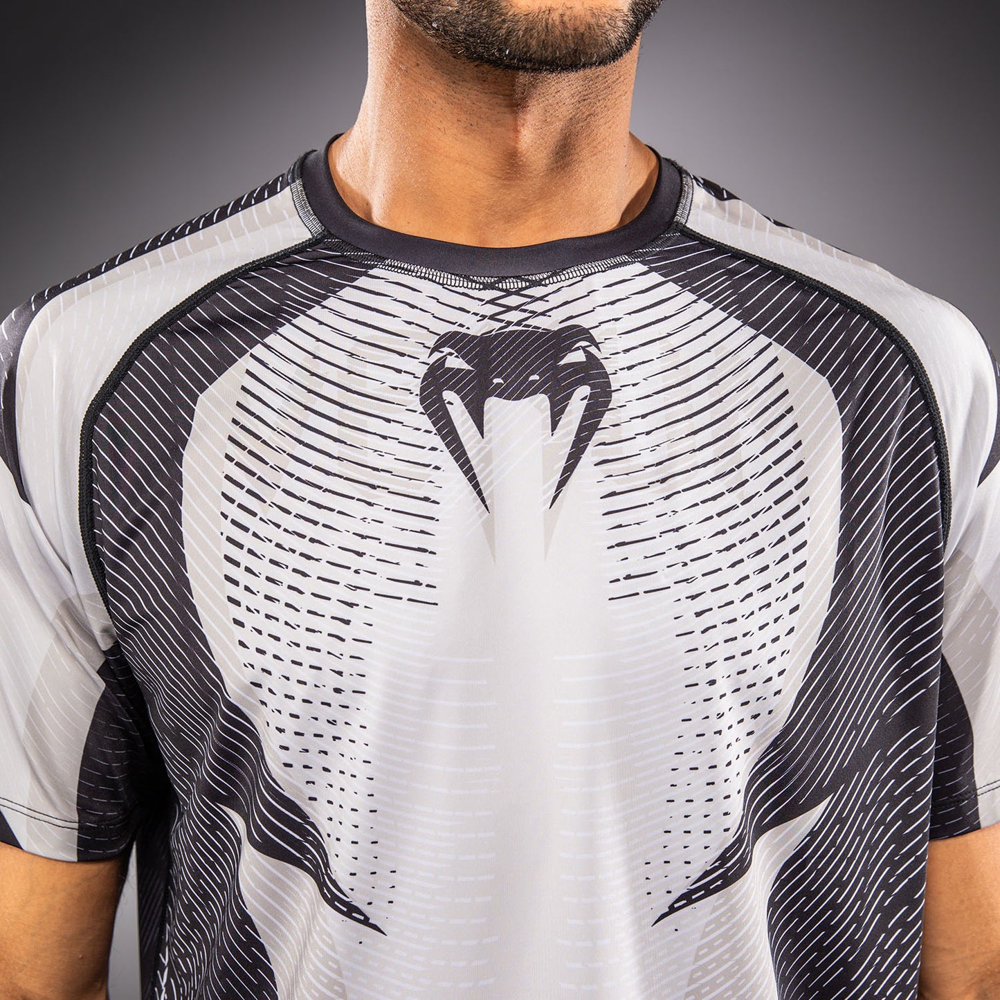 Venum Galactic 3.0 Camiseta Dry Tech - Blanco Hueso/Negro