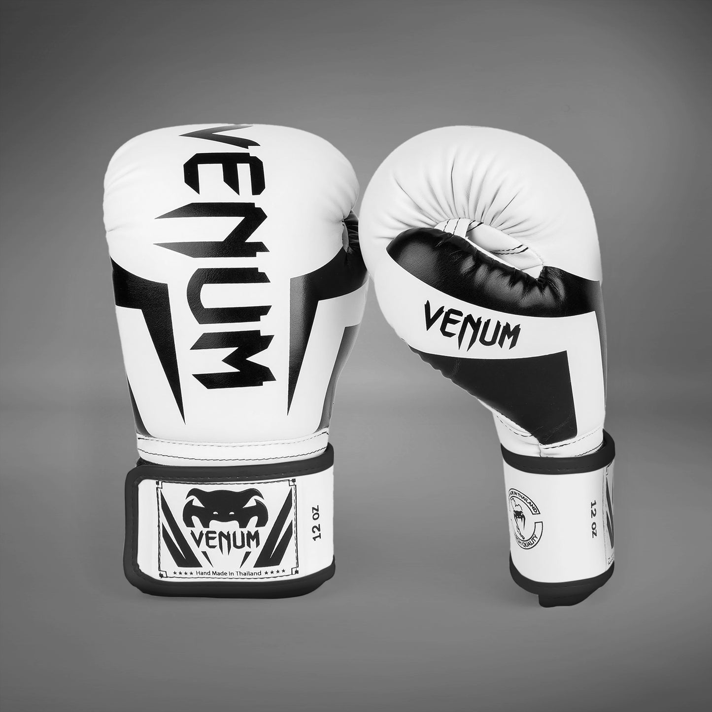 Guantes de Boxeo Venum Elite - Blanco/Negro