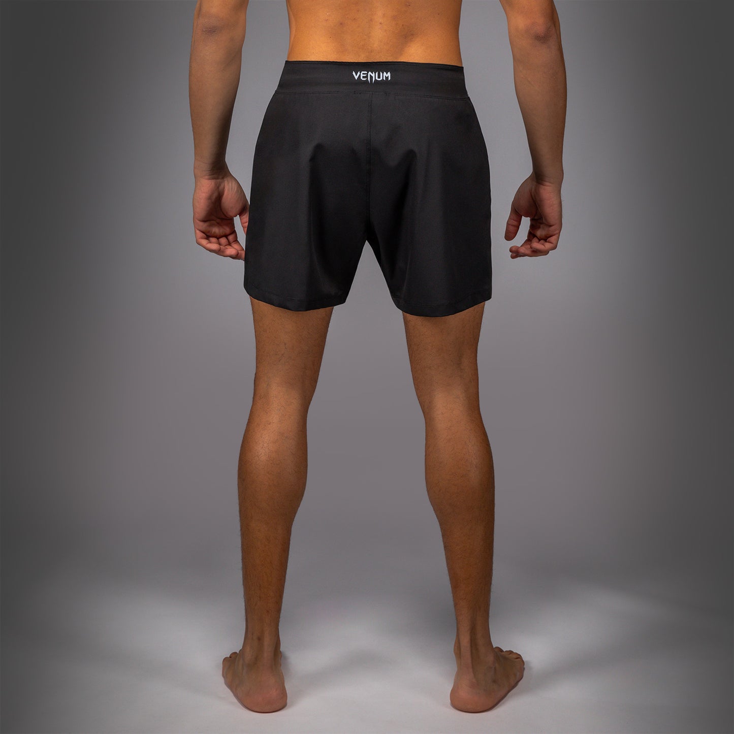 Venum No Gi Fightshorts Pantalones Cortos de Lucha - Negro/Gris Plata