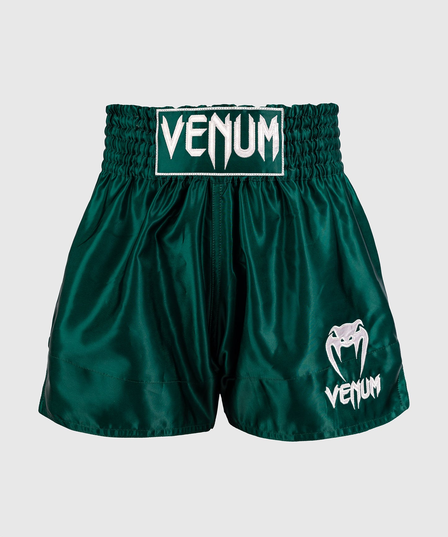 Venum Classic Pantalones Cortos de Muay Thai - Verde bosque