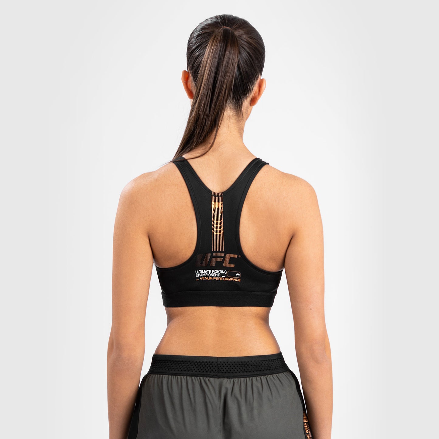 UFC Adrenaline by Venum Fight Week Sujetador deportivo para Mujer - Caqui/Bronce