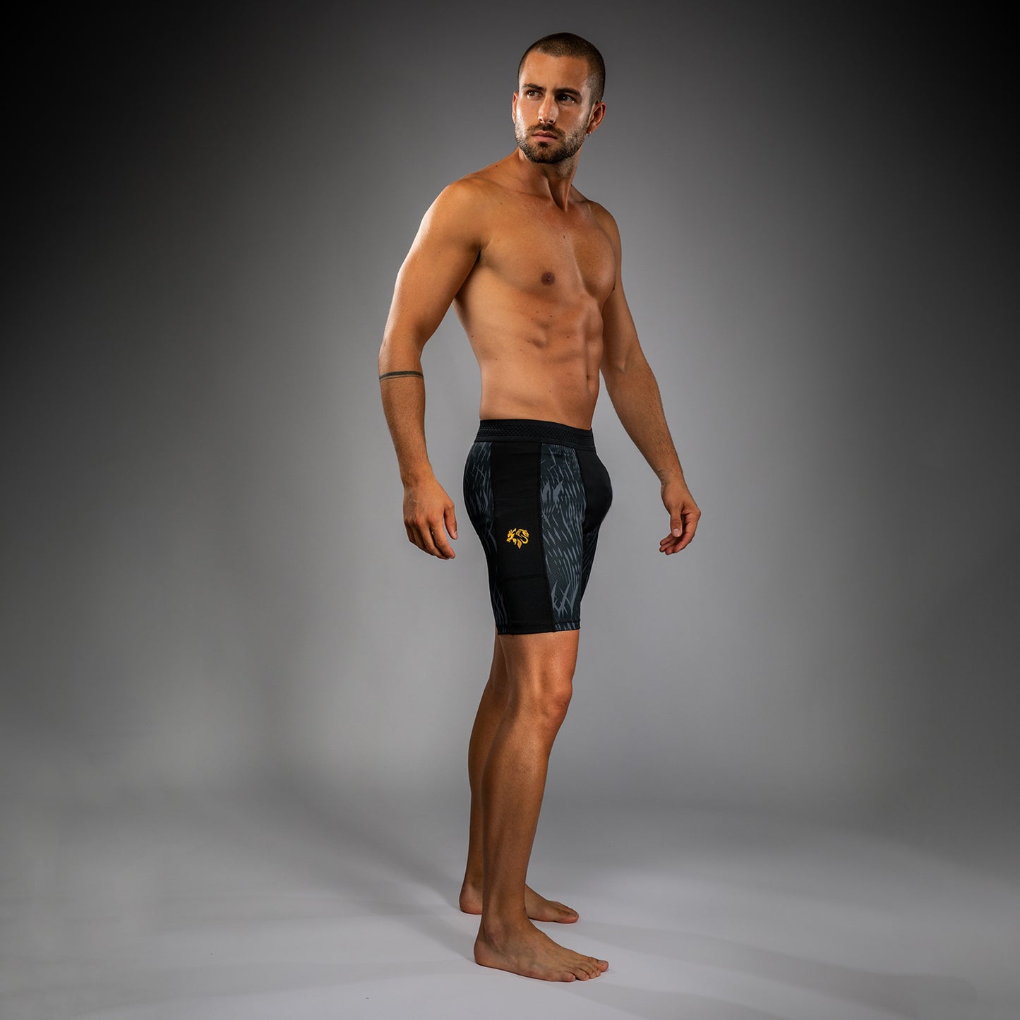 Venum x Chimaev Shorts  Vale Tudo - Negro/Gris