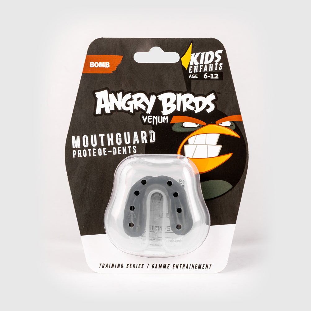 Protector Bucal Venum Angry Birds - Para Niños - Negro