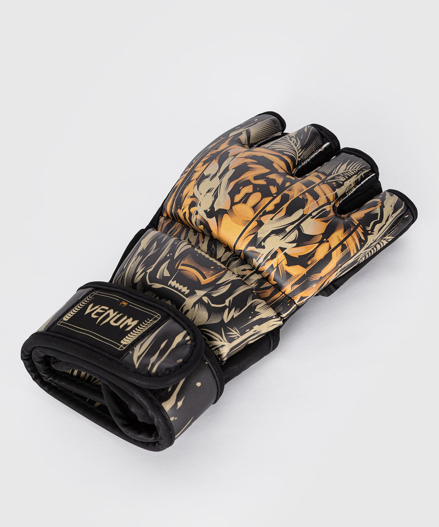 Venum Tiger Guantes de MMA - Negro/Naranja Neón