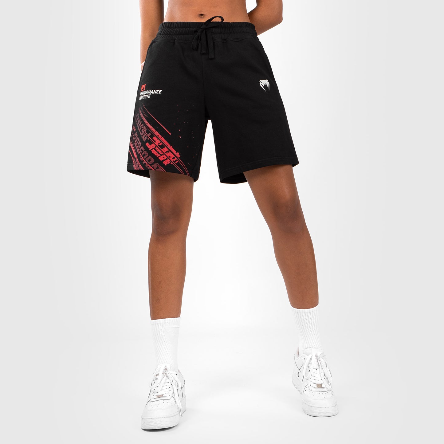 UFC Venum Performance Institute 2.0 Coton Short - Negro/Rojo
