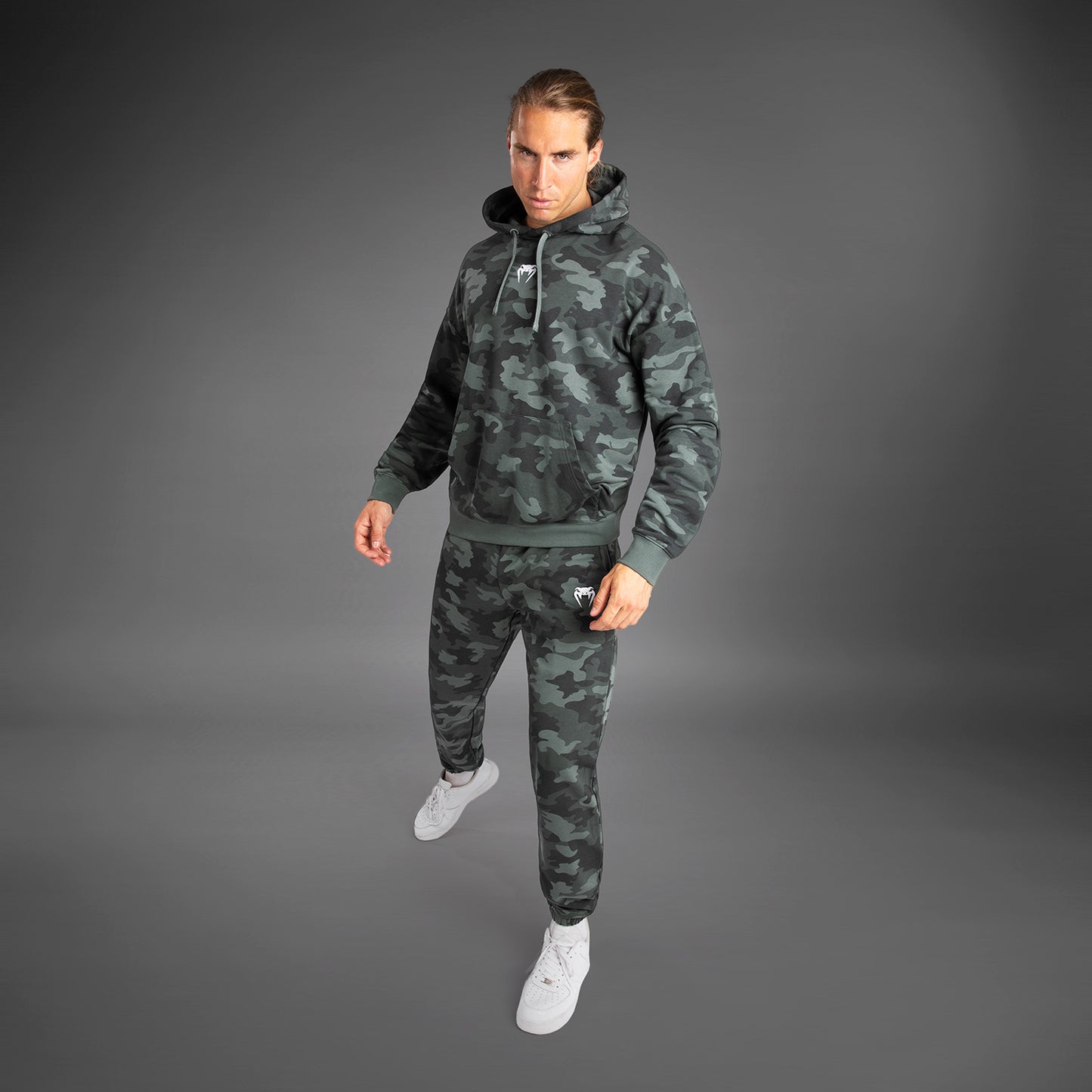 Venum Vortex XL Sudadera Con Capucha para Hombre - Camuflaje Caqui