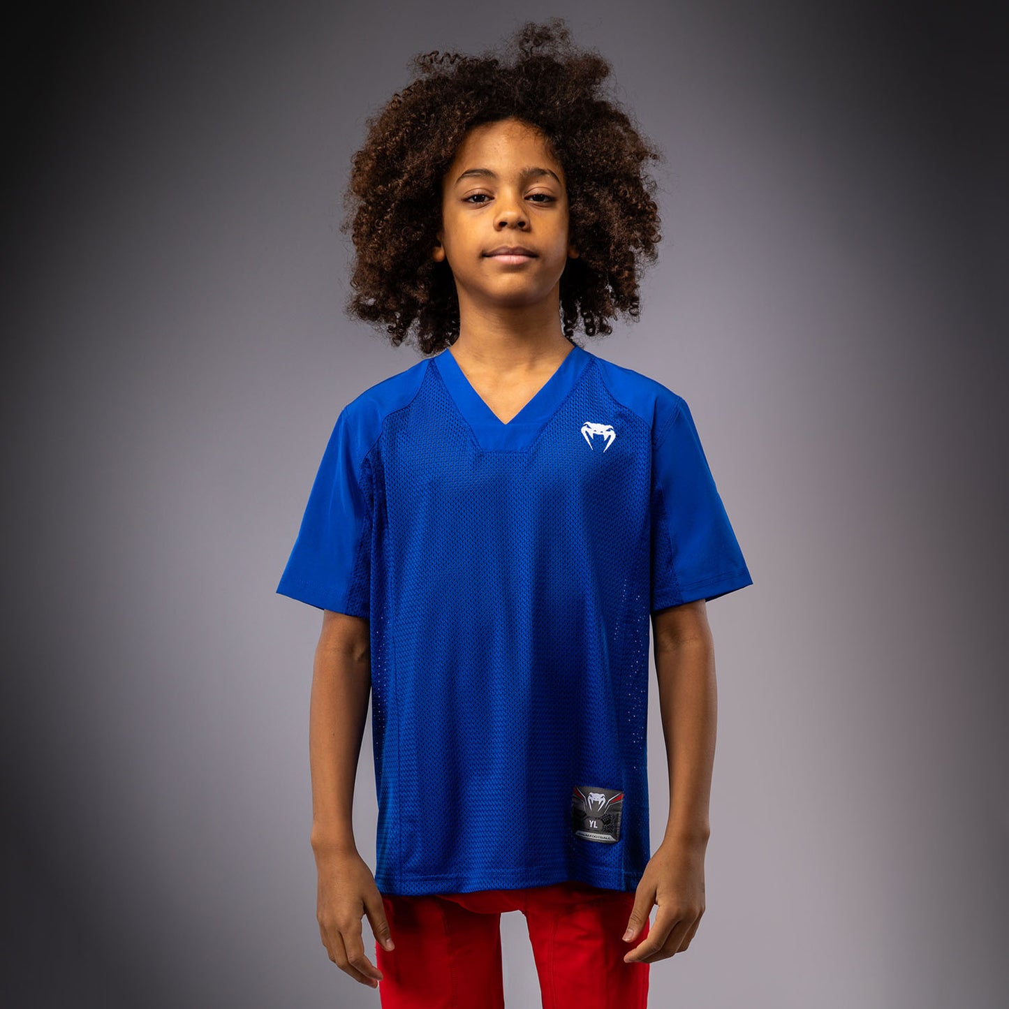 Venum Elite Football Camiseta de Fútbol Manga Corta Para Niños - Azul Real