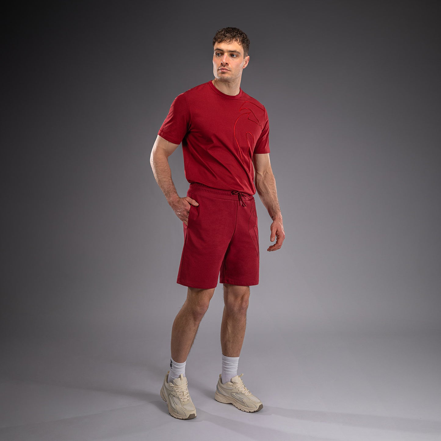 Venum Giant 3D Short de Algodón - Rojo