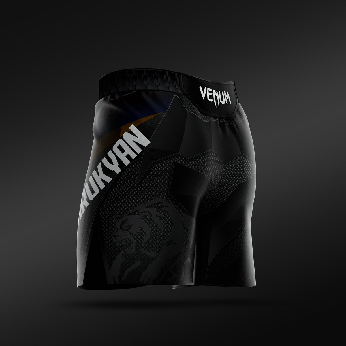 UFC Adrenaline Unrivaled by Venum Pantalón corto de lucha para hombre corte corto Arman Tsarukyan - Negro