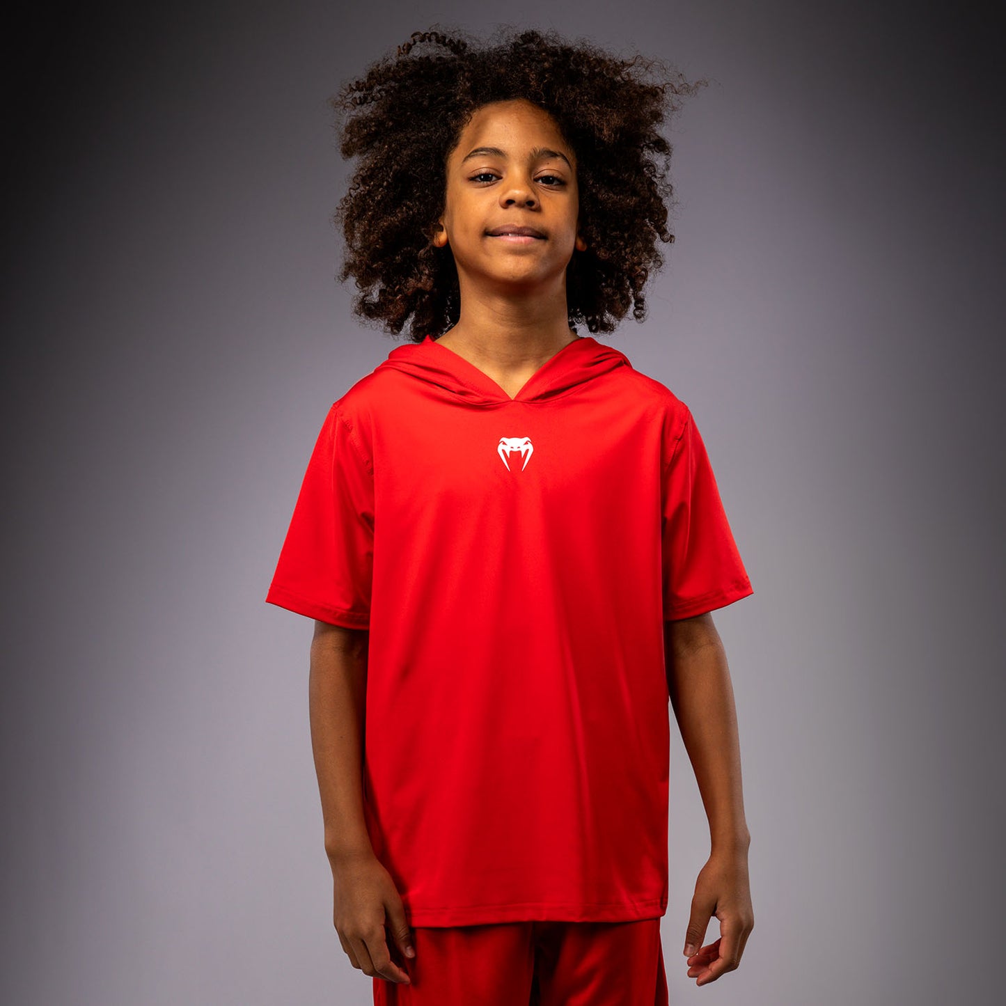 Venum Elite Sudadera Dry-Tech Manga Corta Para Niños - Rojo