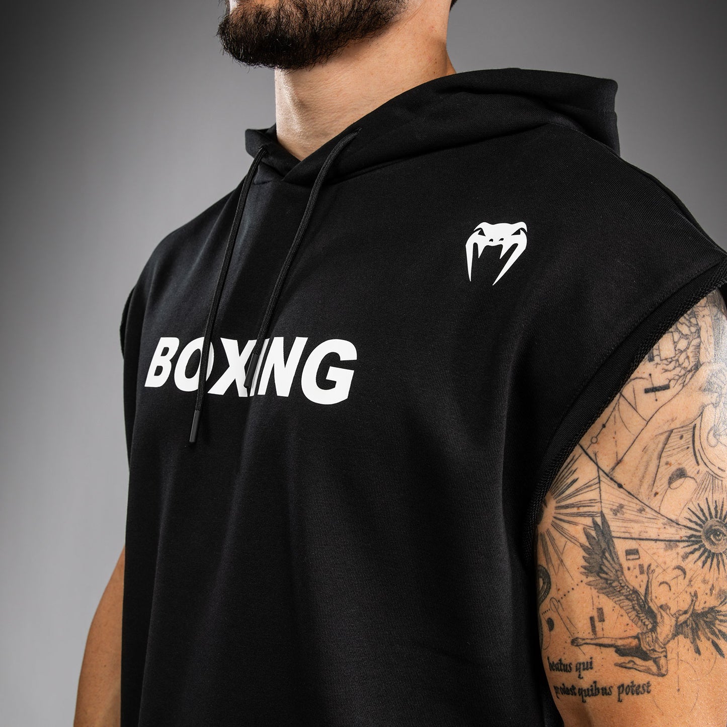 Venum Boxing VT Sudadera Sin Mangas - Negro/Blanco