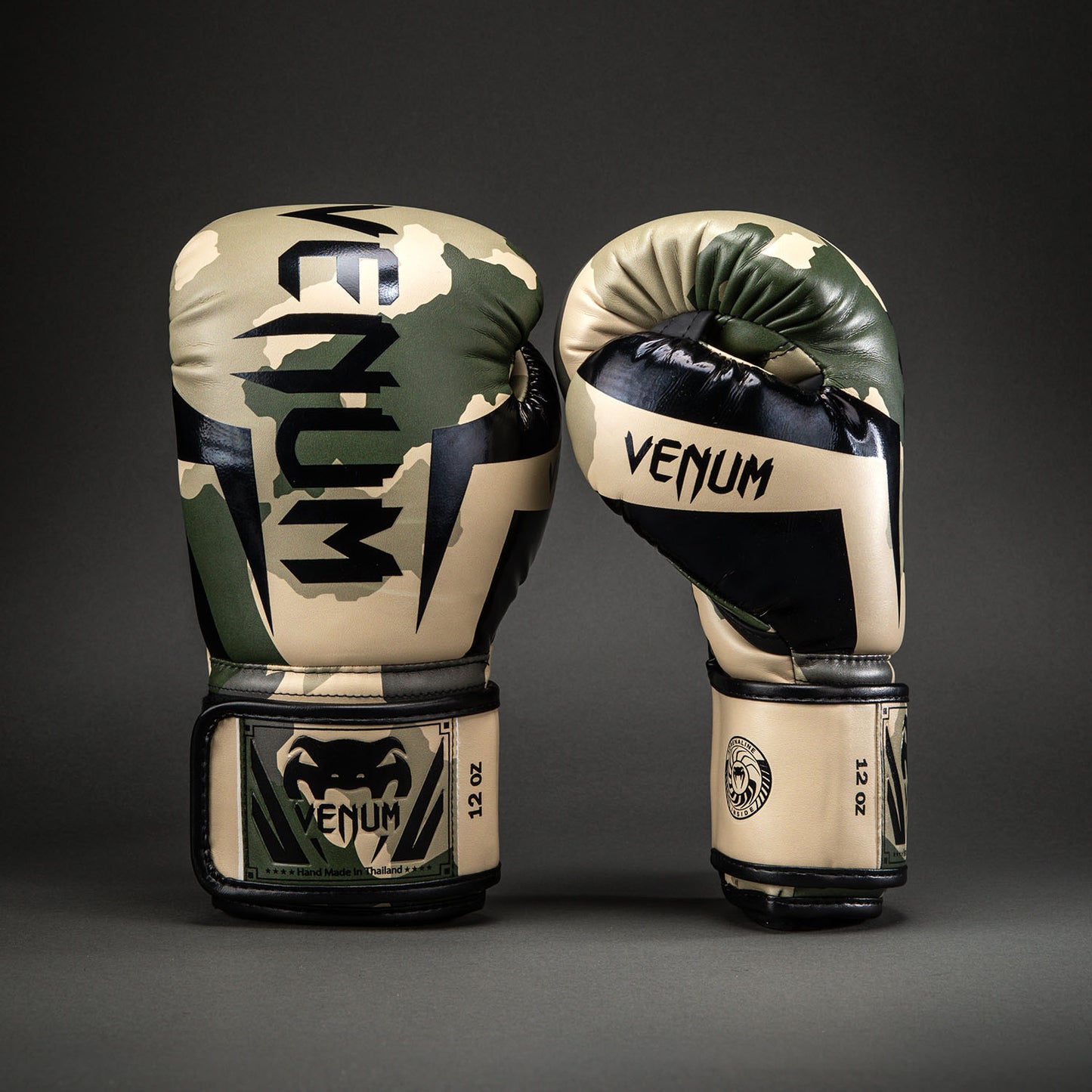 Venum Elite Guantes de Boxeo - Caqui/ Blanco Hueso
