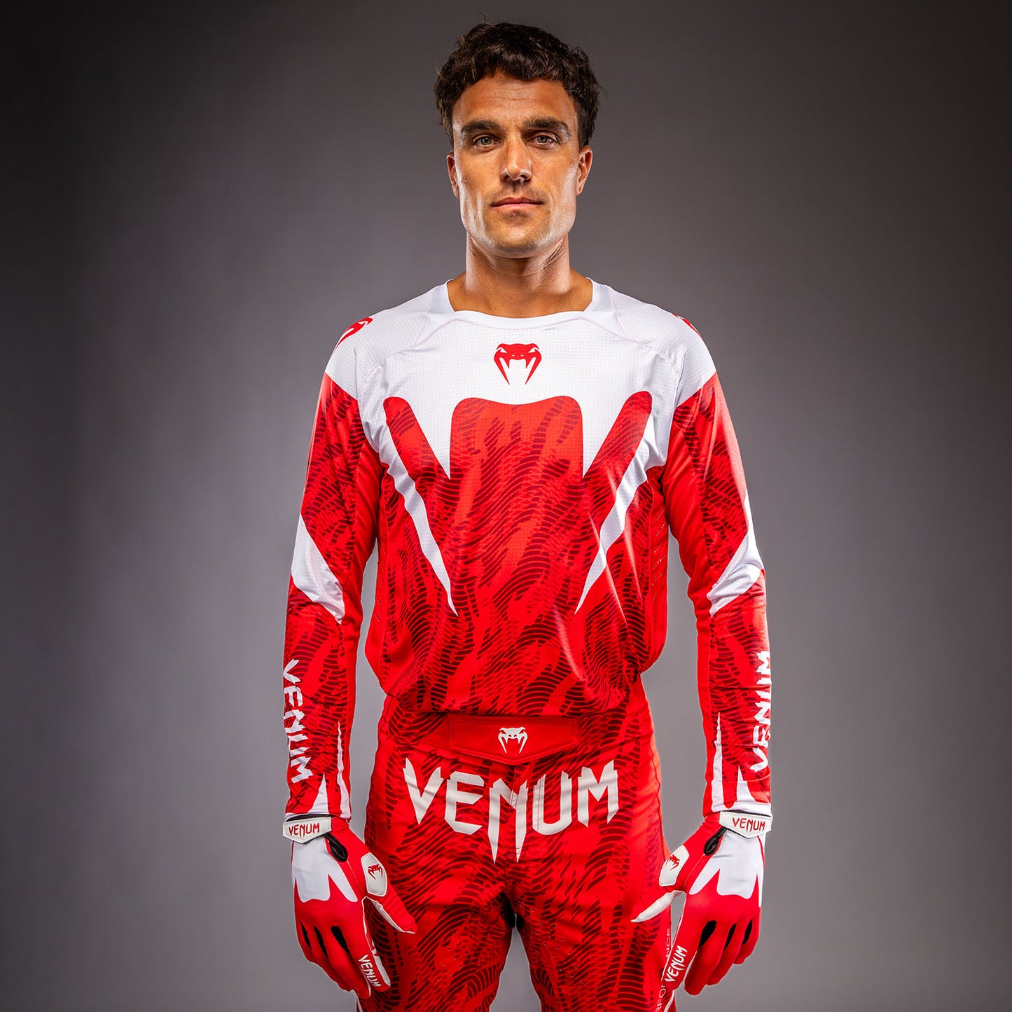 Venum MX Elite Camiseta de Motorsports - Rojo