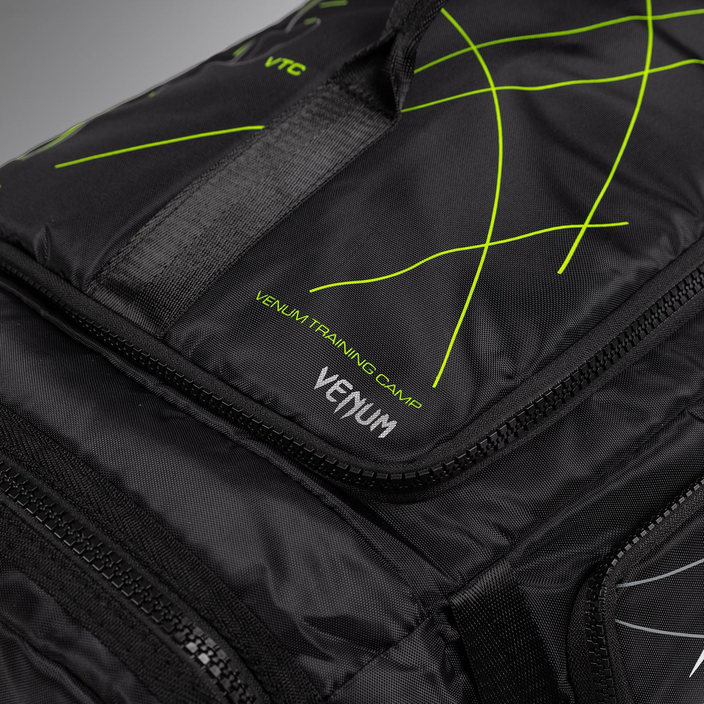 Venum Training Camp 4.0 Bolsa de deporte - Negro/Verde neón
