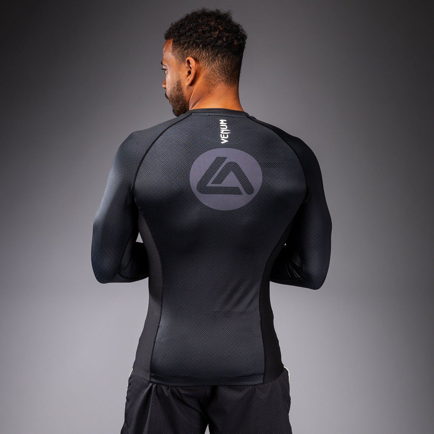 Venum x Roger Gracie Academy Rashguard Manga Larga - Negro