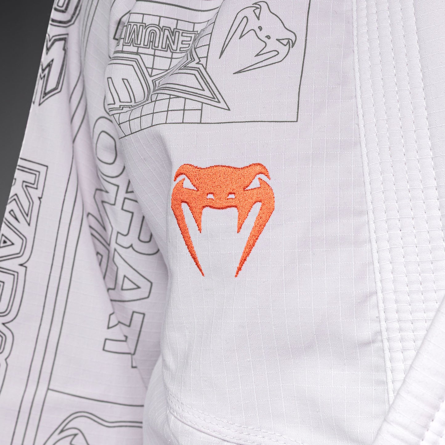 Karate Combat by Venum Kimono de BJJ – Blanco/Gris