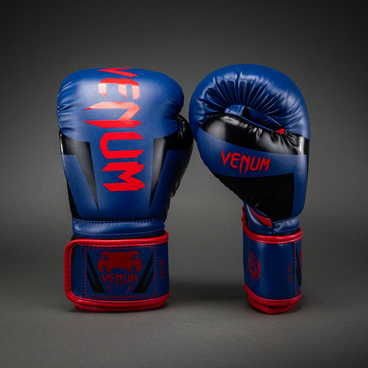 Venum Elite Guantes de Boxeo - Azul Oscuro/Rojo