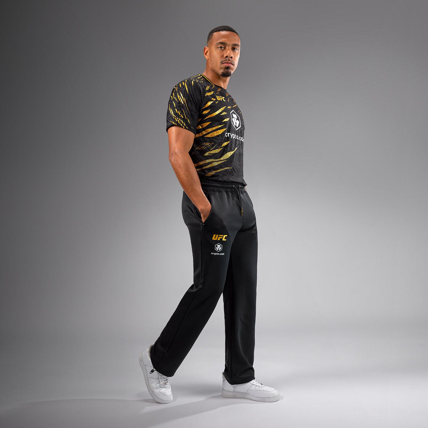 UFC Fusion by Venum Authentic Fight Night Pantalón de Pierna Recta para Hombre - Champion