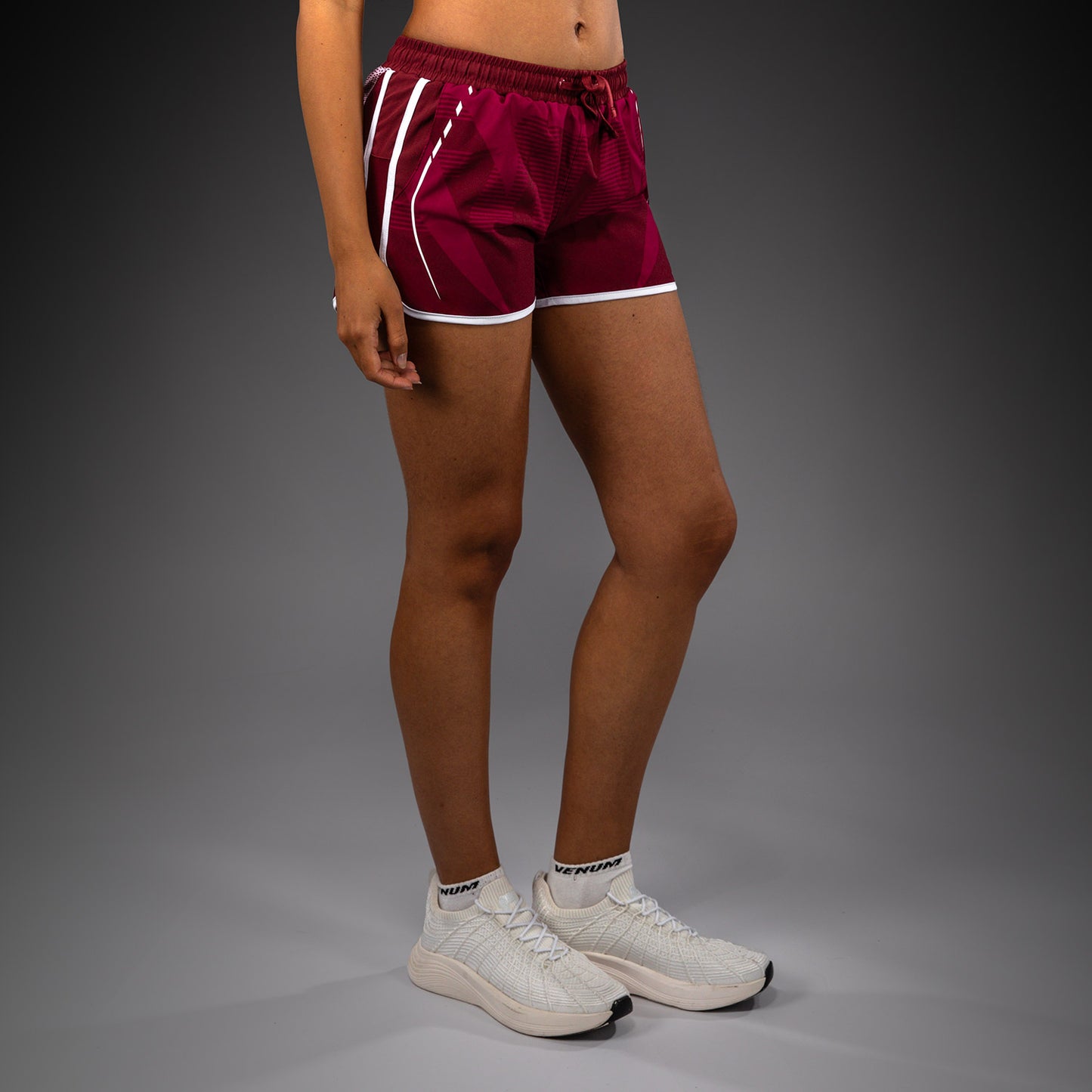 Venum Adrenaline Pantalones Cortos de Entrenamiento Mujer – Burdeos/Rosa