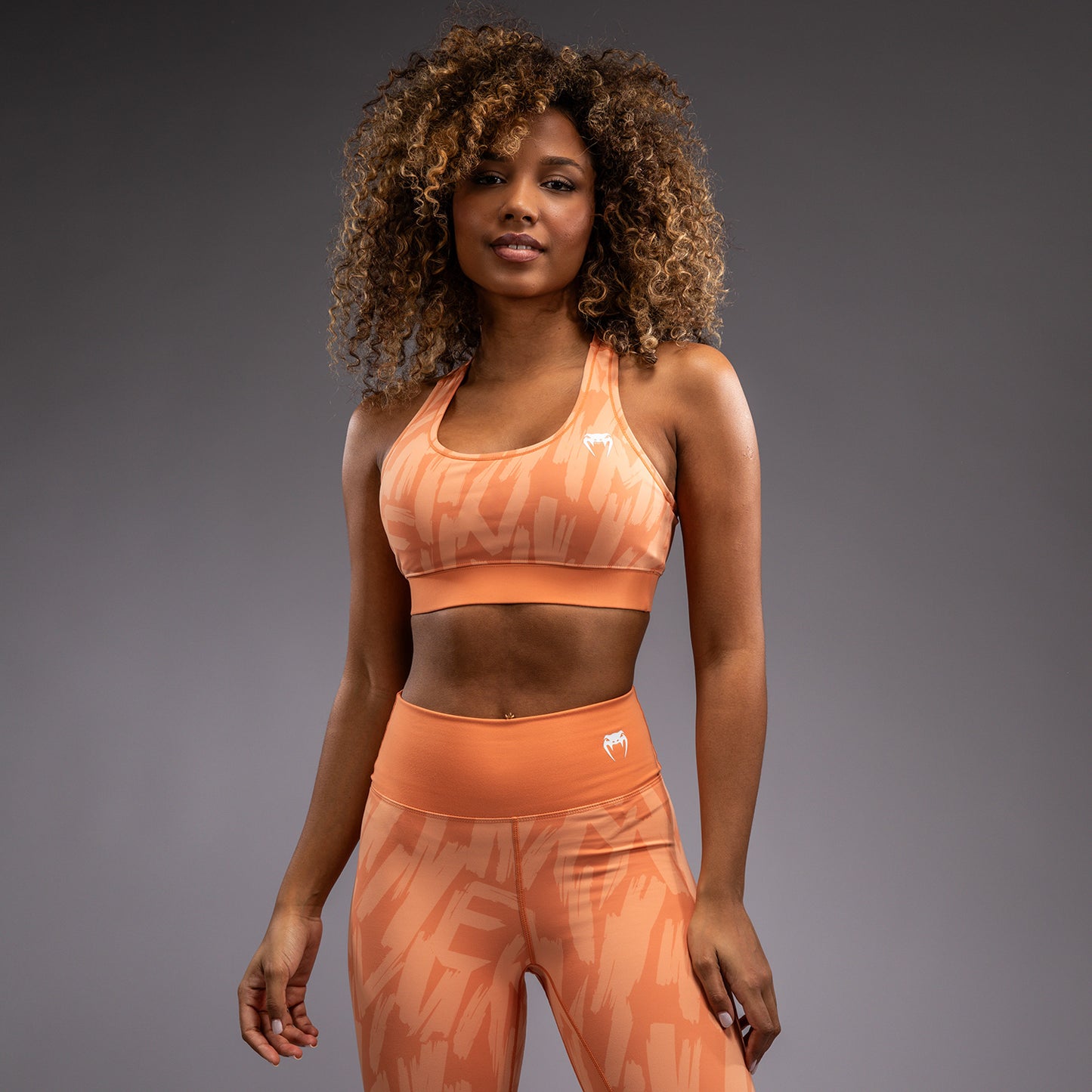 Venum Graffiti Sujetador Deportivo para Mujer - Albaricoque Terciopelo