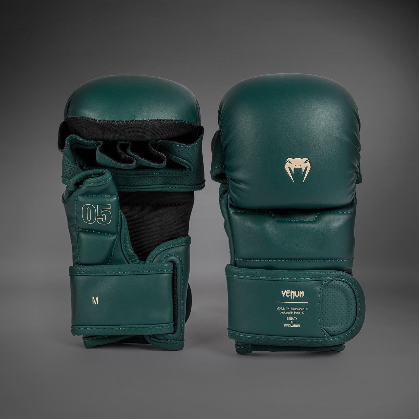 Venum Impact Evo Guantes de sparring MMA - Verde esmeralda