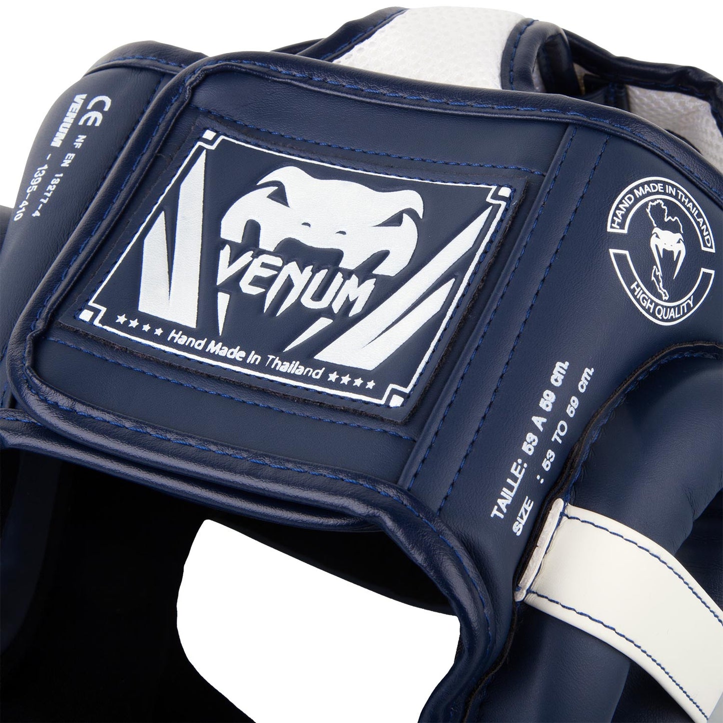 Casco Venum Elite - Blanco/Azul Marino