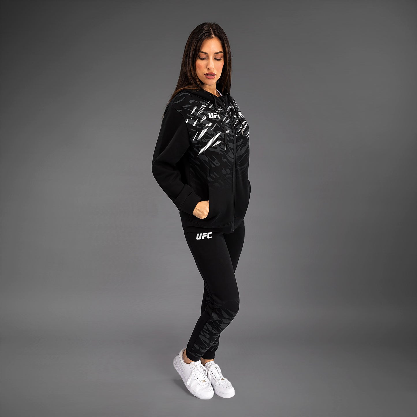 UFC Fusion by Venum Replica Sudadera con Cremallera para Mujer - Negro