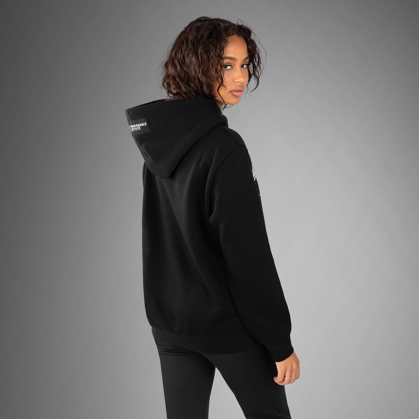 UFC Venum Performance Institute 2.0 Sudadera con capucha para mujer - Negro/Rojo