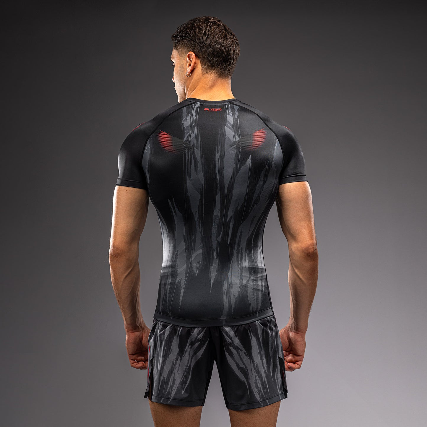 Venum Demon Rashguard de Manga Corta - Negro/Gris