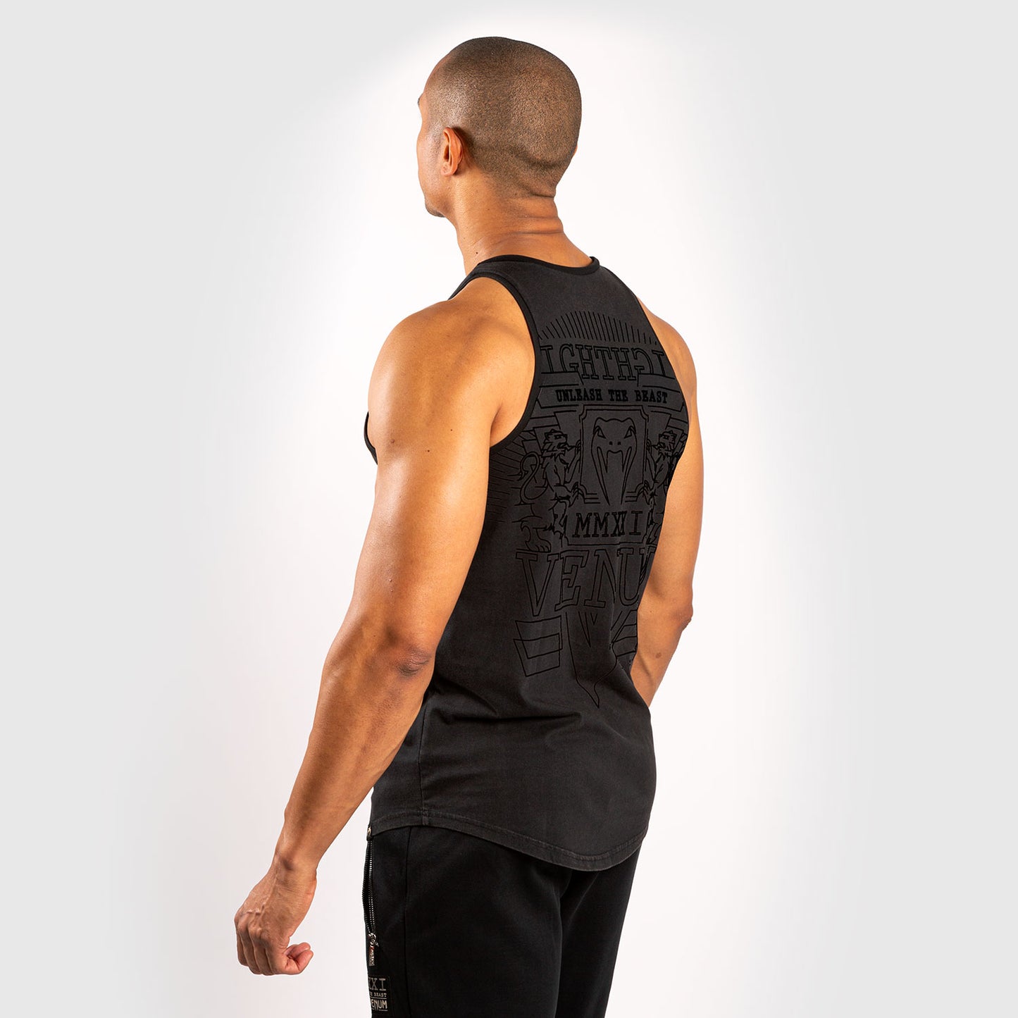 Camiseta sin mangas Venum LIONS21 - Negro/Negro