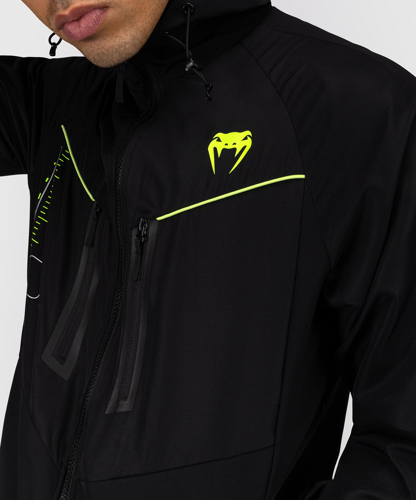 Venum Training Camp 4.0 Chaqueta de chándal - Negro/Verde neón