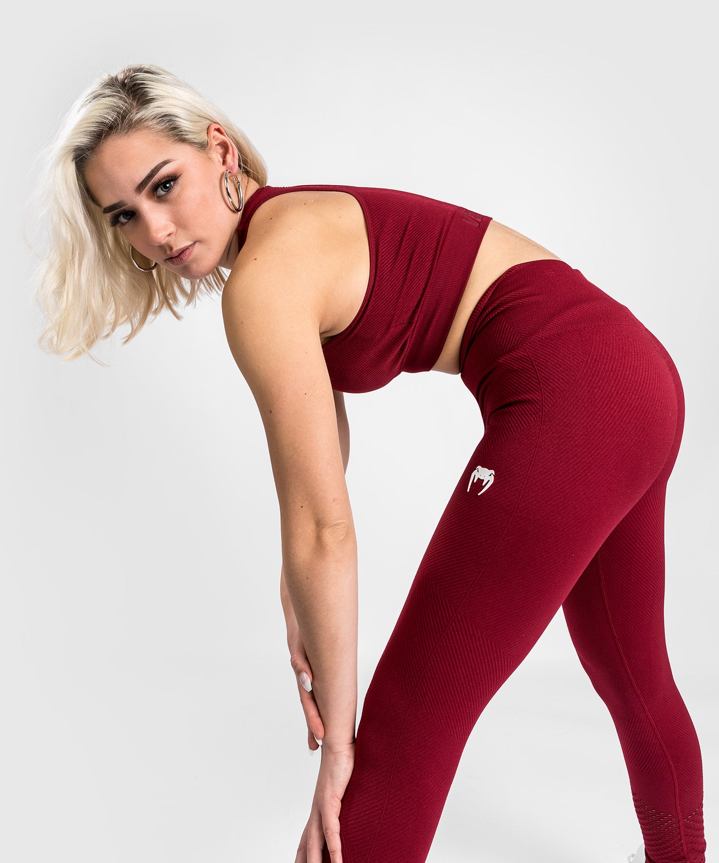 Leggings ⅞ Venum Sparring Seamless - Burdeos