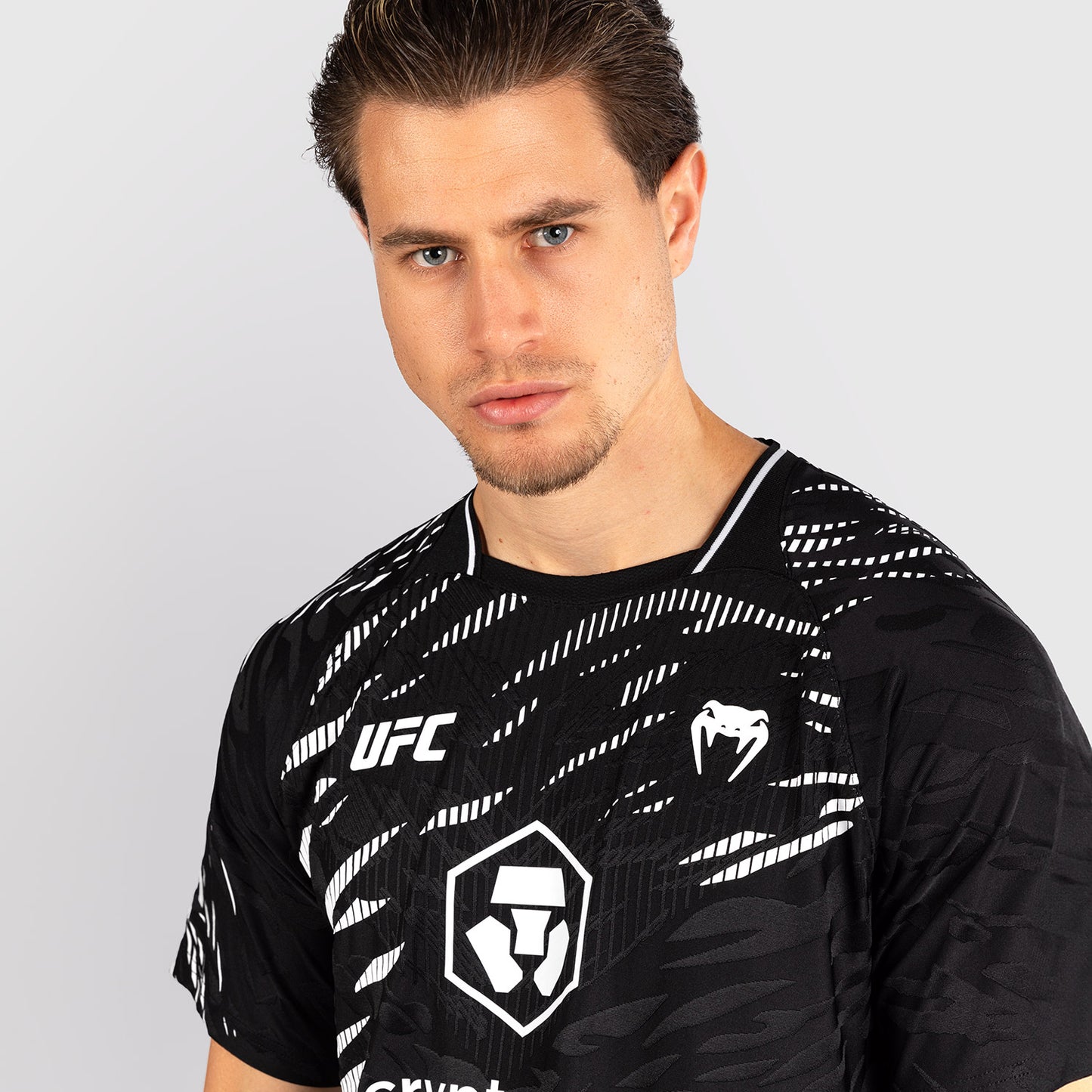 UFC Fusion by Venum Personalizados Authentic Fight Night Camiseta de Salida para Hombre - Negro