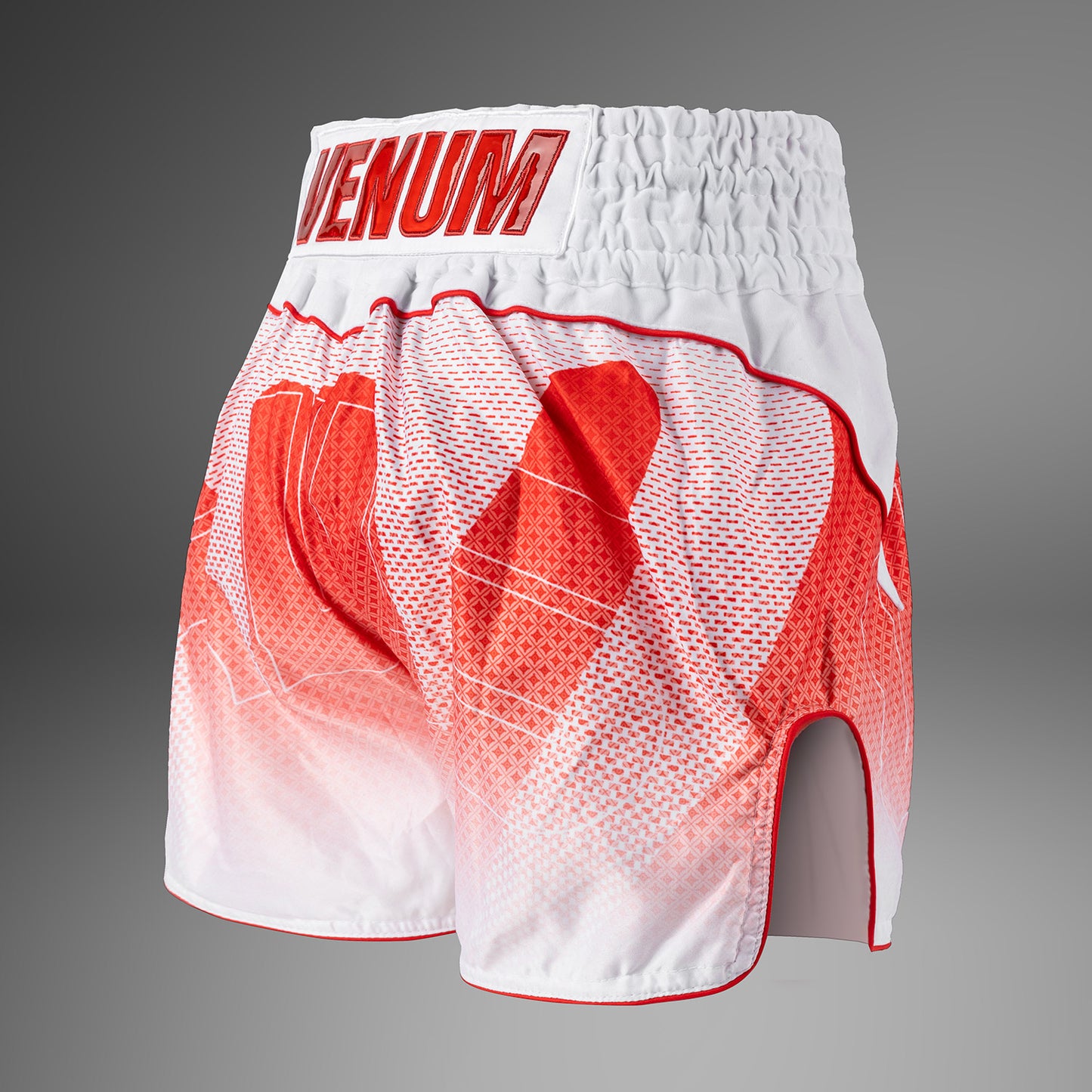 Venum x RWS 2.0 Pantalones Cortos de Muay Thai – Blanco/Rojo