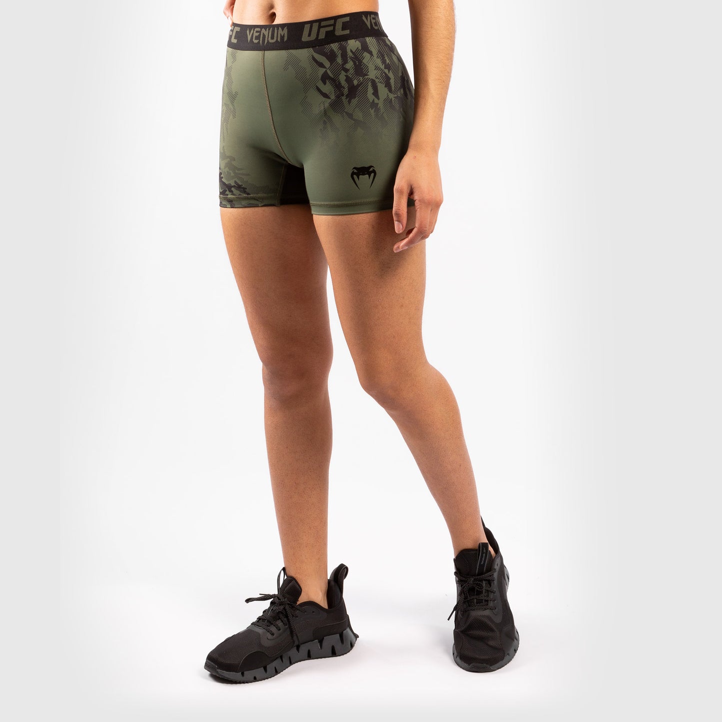 Venum UFC Authentic Fight Week Short de Compresión Performance para Mujer – Caqui