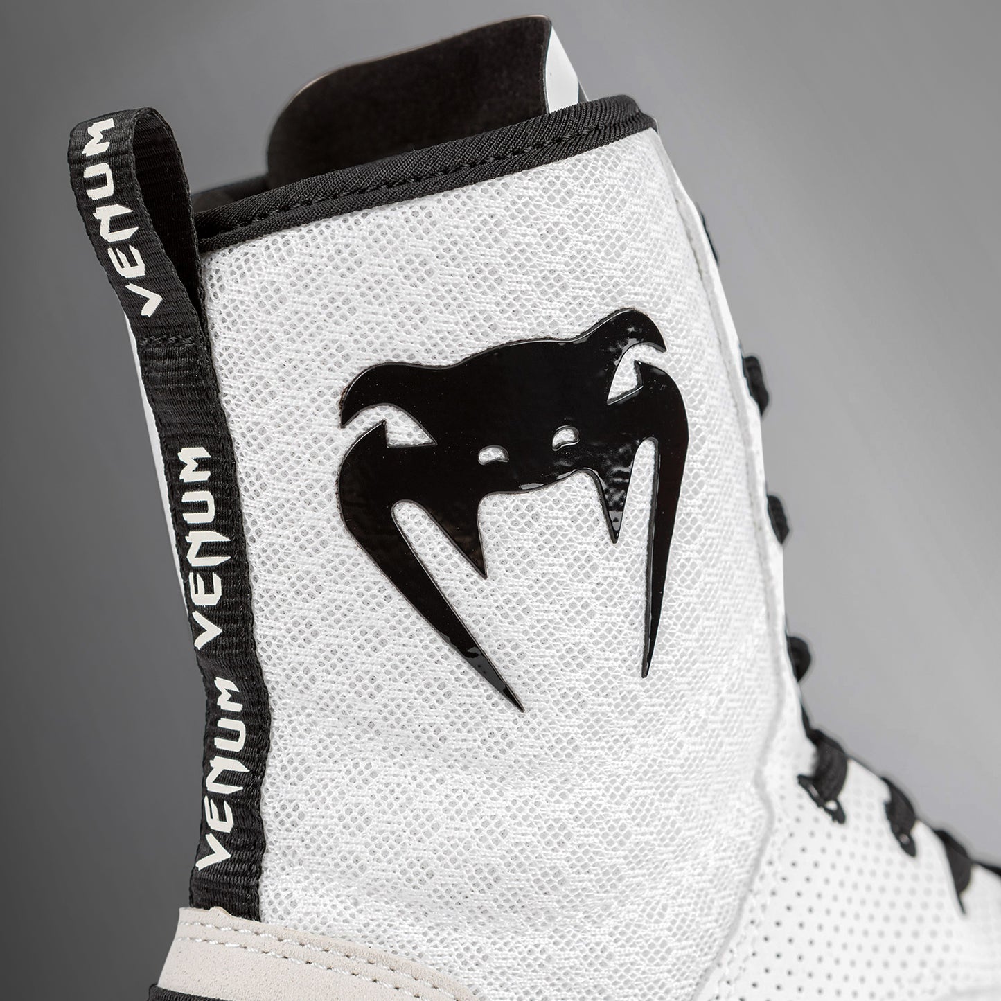 Venum Elite Zapatillas de Boxeo - Blanco/Negro