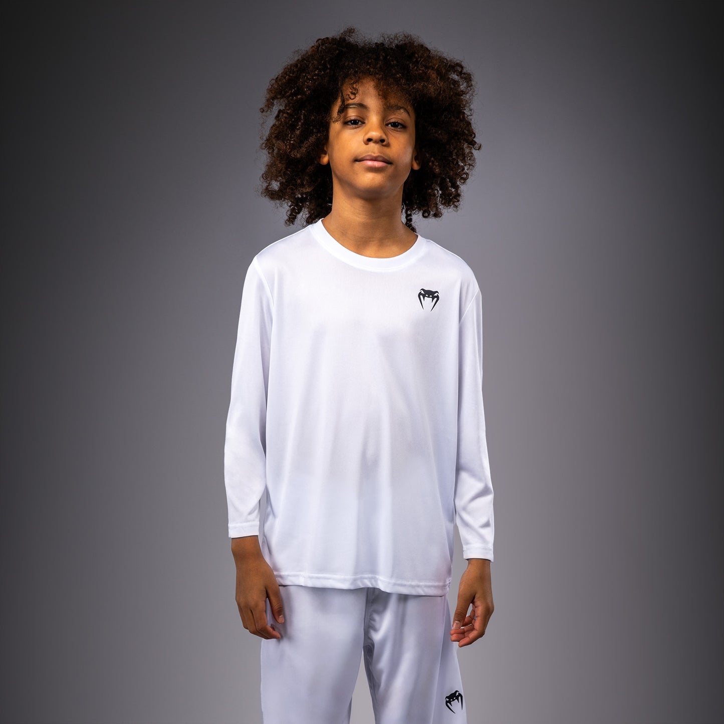Venum Lineup Camiseta de Manga Larga para Niños - Rojo/Blanco