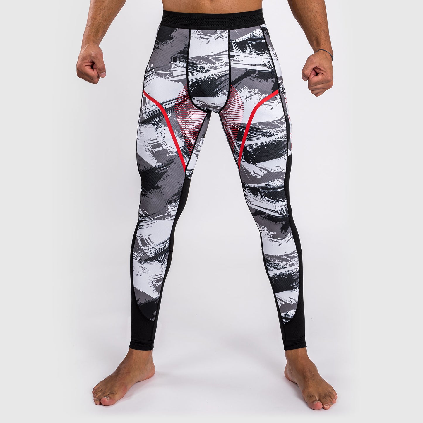 Venum Electron 3.0 Pantalones de compresión - Gris/Rojo
