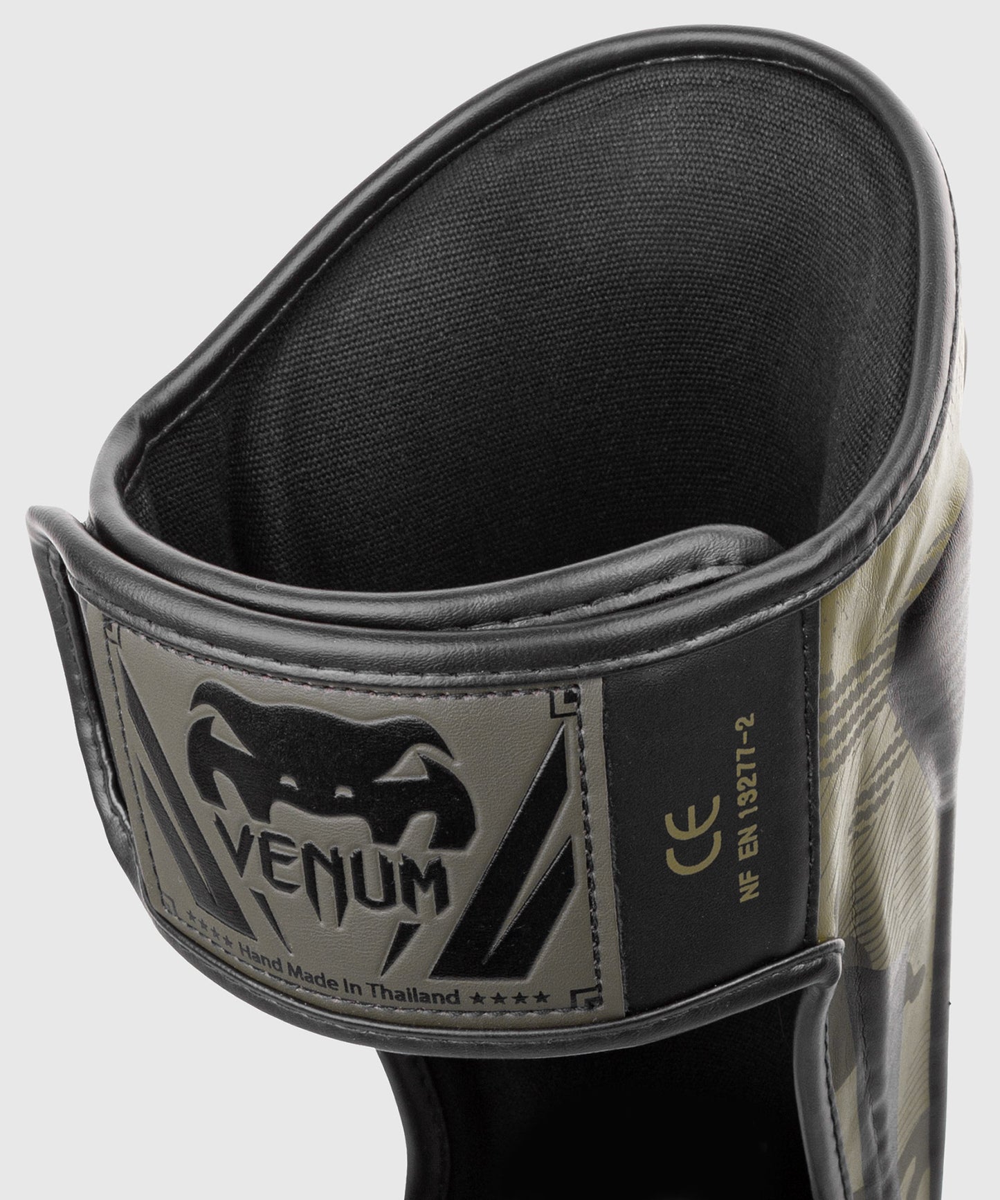 Espinillera Venum Elite - Caqui Camo