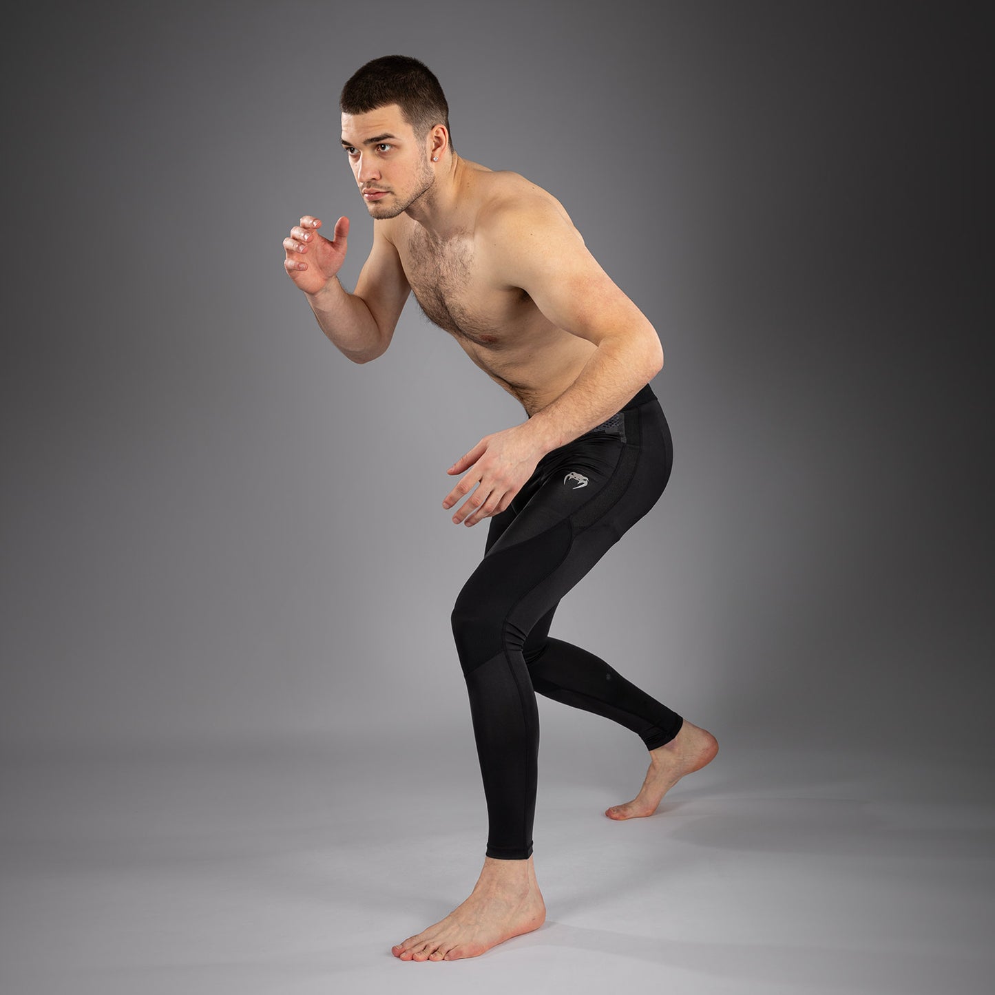 Venum G-Fit Scales Mallas – Negro/Gris Carbón