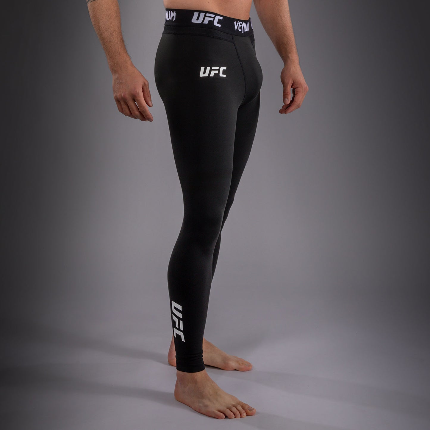 Venum UFC Unity by Venum Authentic Fight Week Pantalón de Compresión Técnico para Hombre - Negro