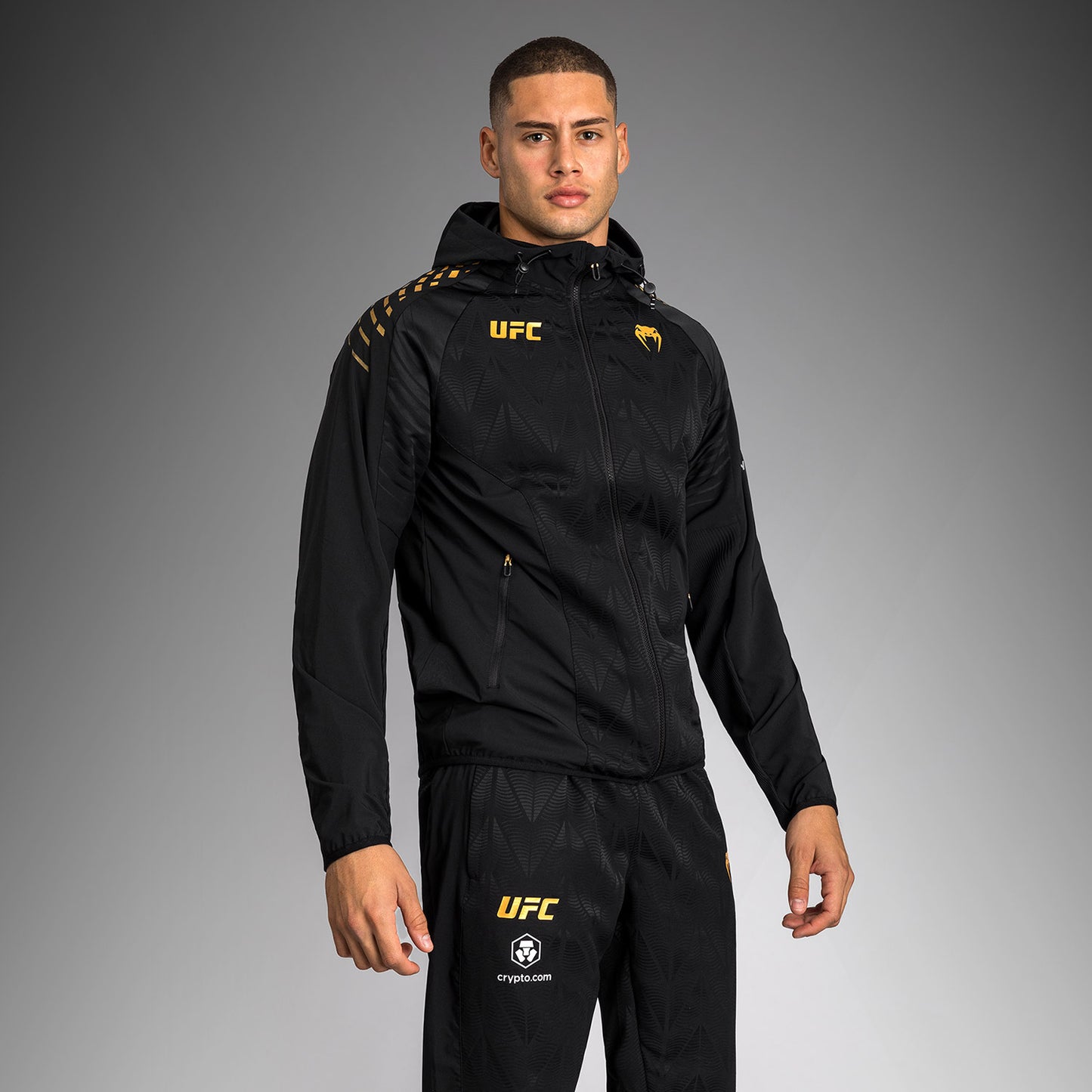 UFC Zenith by Venum Authentic Fight Night Sudadera de walkout Hombre - Champion
