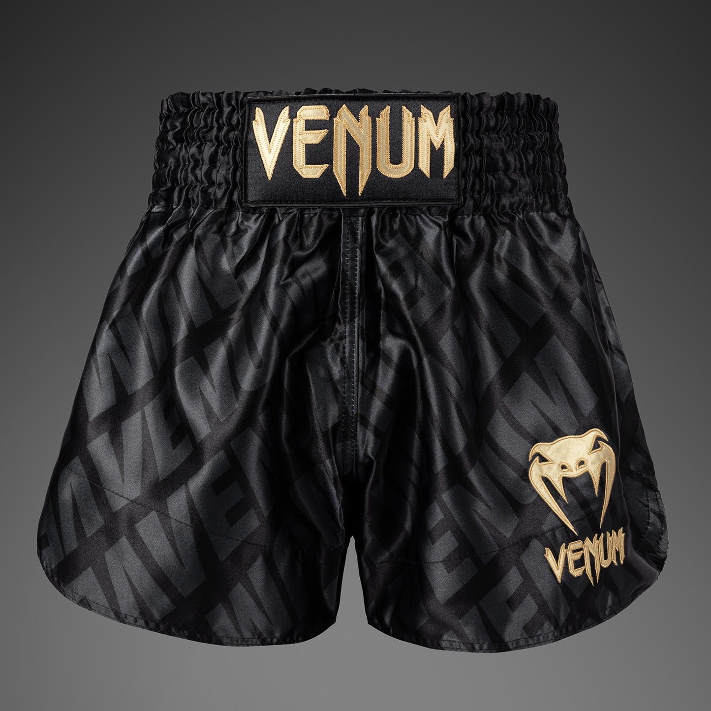 Venum Contender XT Pantalones Cortos Muay Thai – Negro/Oro