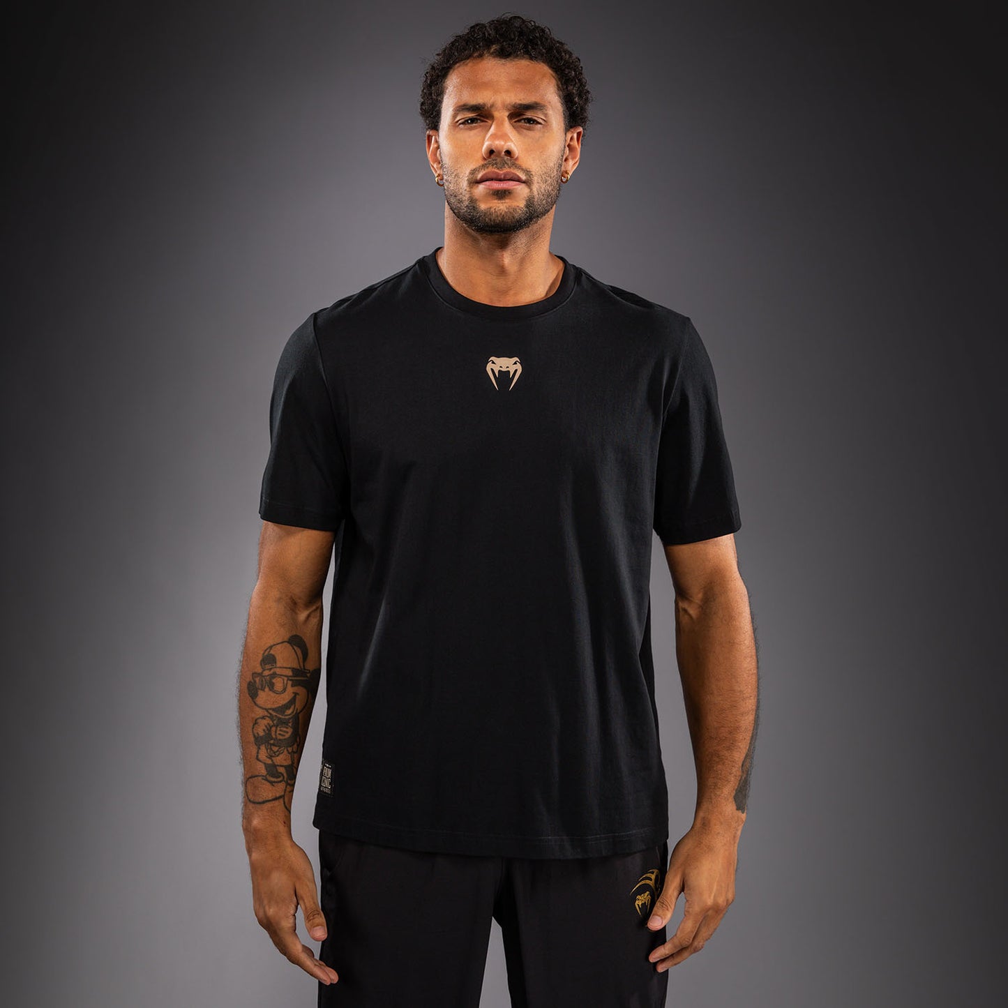 Venum Fight Icon Camiseta de Algodón - Negro