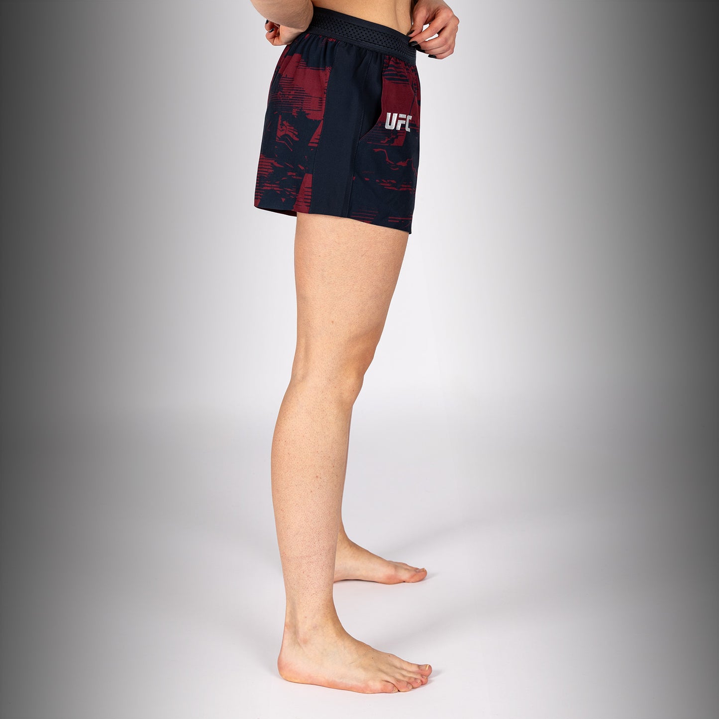 UFC Zenith by Venum Authentic Fight Week Short Performance Mujer - Azul marino/Burdeos/Plateado