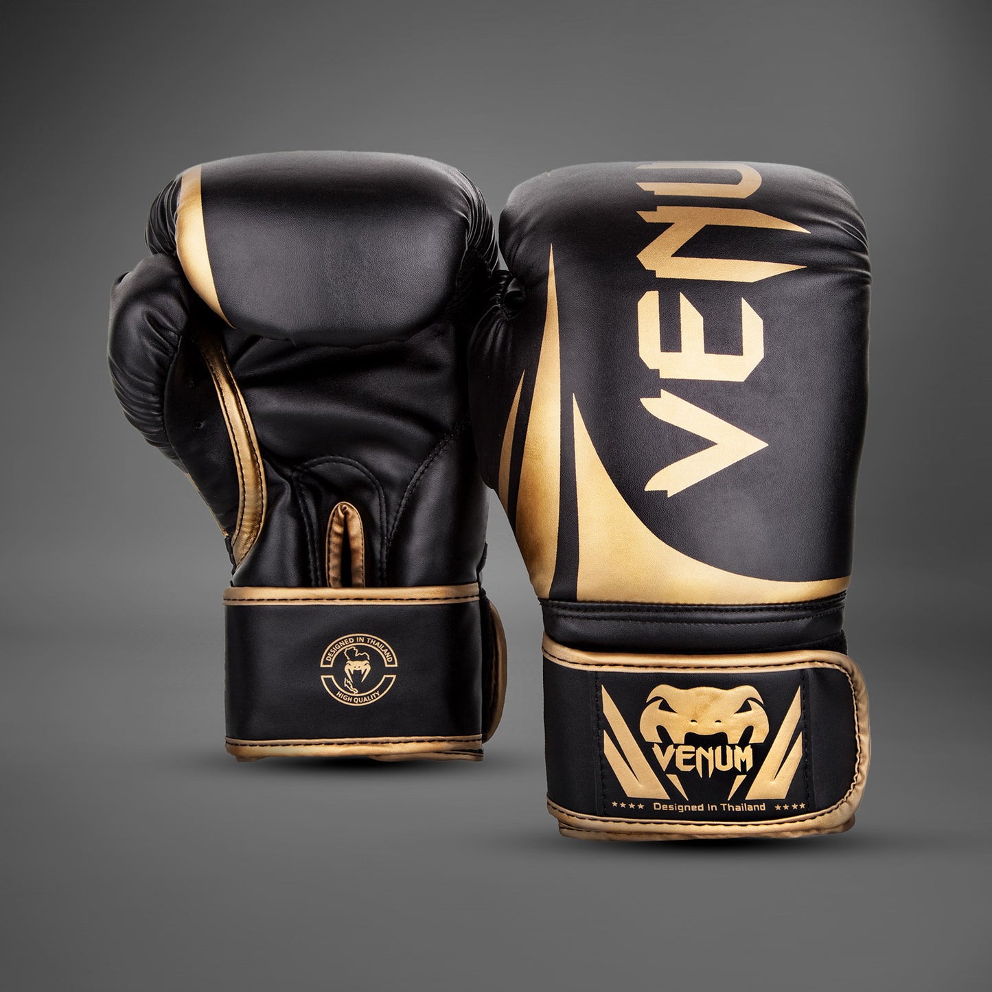 Guantes de Boxeo Venum Challenger 2.0 - Negro/Oro