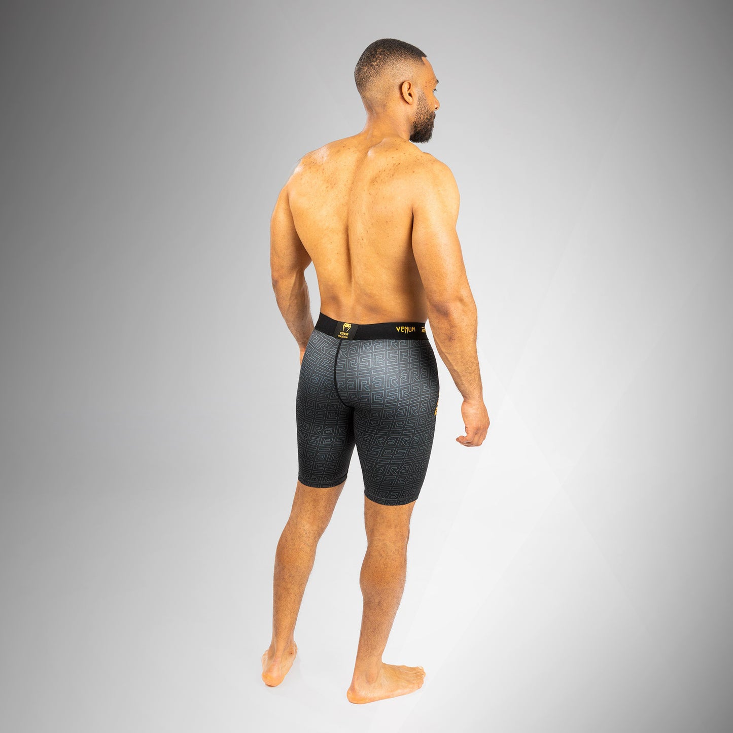 Venum x Ares Pantalones Vale Tudo para Hombre - Negro/Dorado
