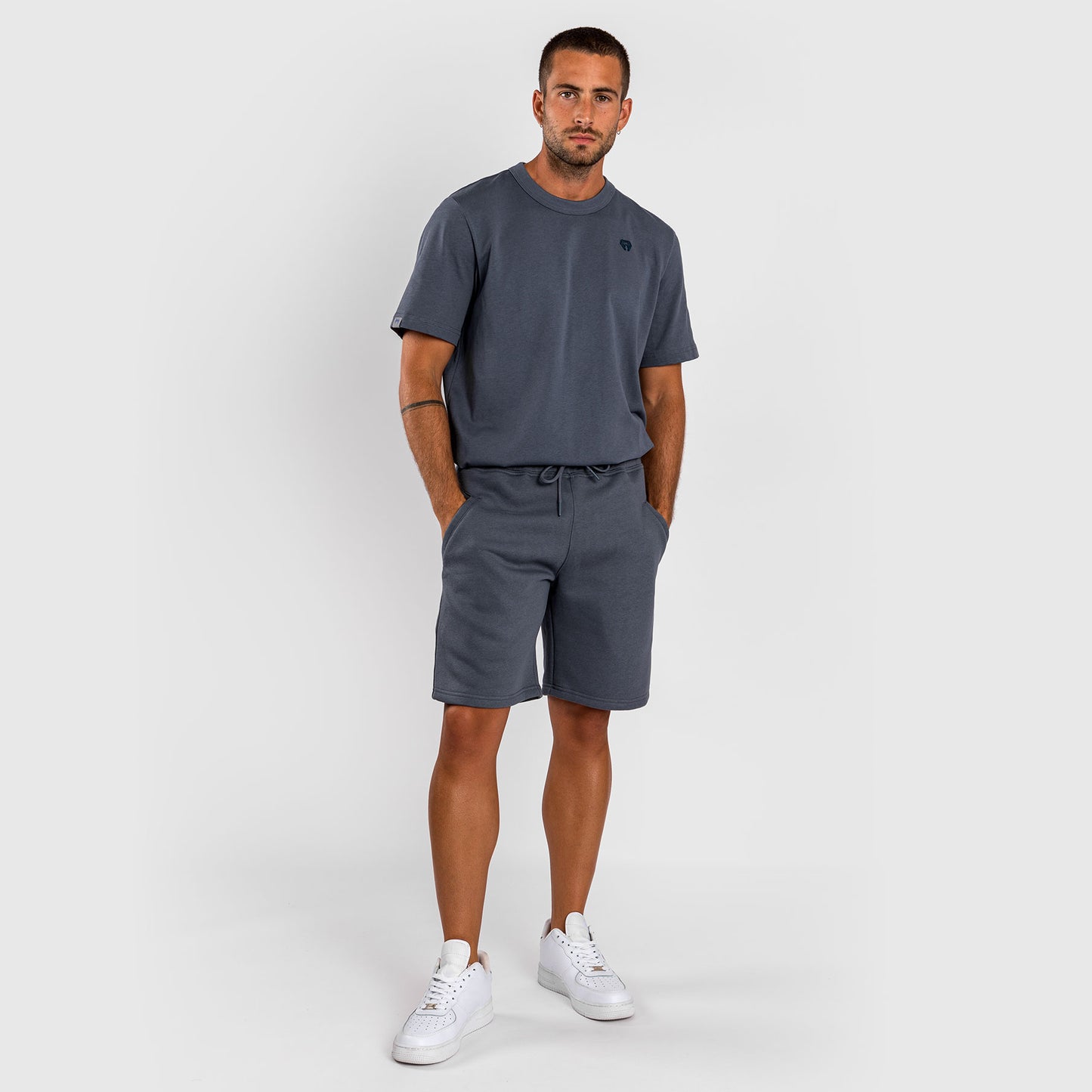 Venum Silent Power Pantalón Corto de Algodón - Azul Marino